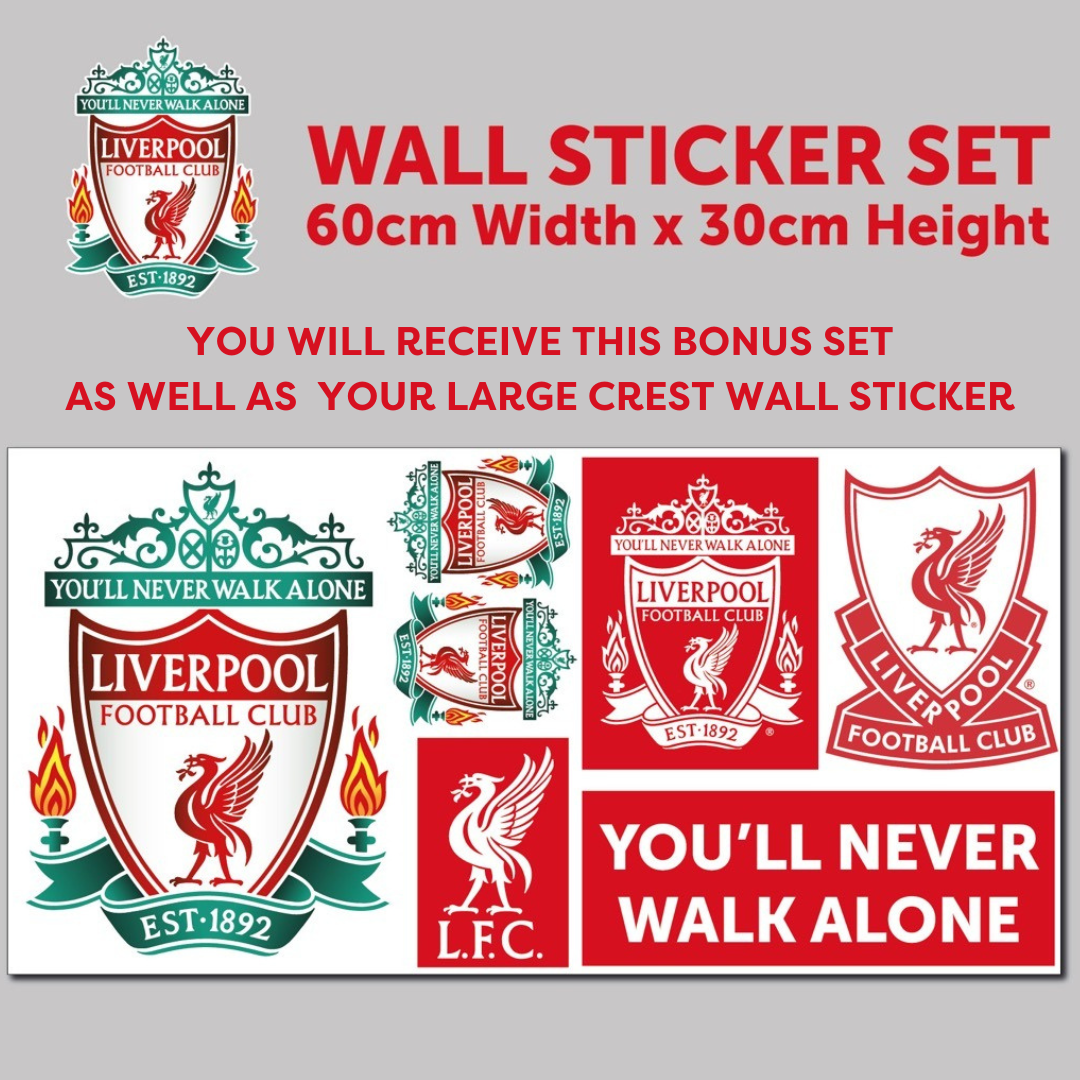 Liverpool Sticker Football Clubs – www.themed.co.uk